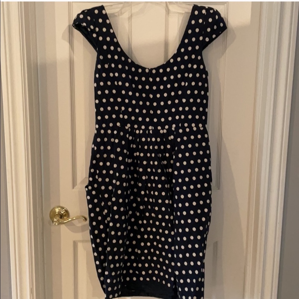 Suzi Chin for Maggy Botique Navy dress.